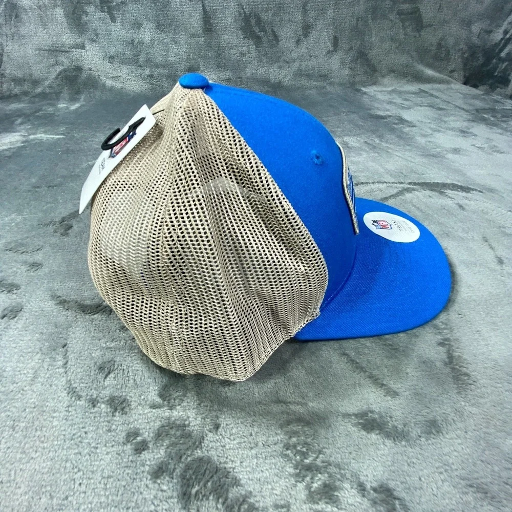 Detroit‎ Lions Hat Cap Snap Back Trucker One Size NFL Football Lion Mascot NEW